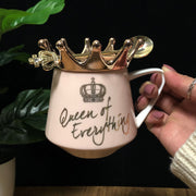 Pink Queen Of Everything Mug