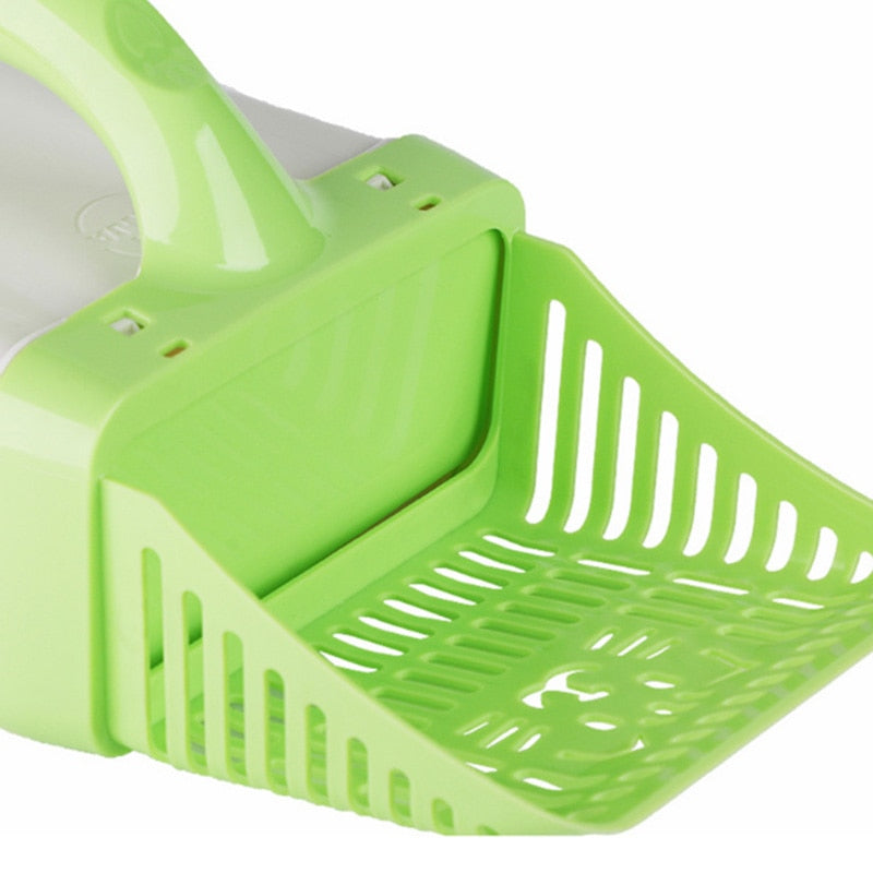 Green Cat Litter Scoop