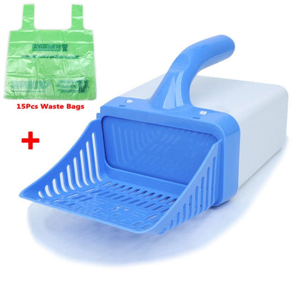 Blue Cat Litter Scoop