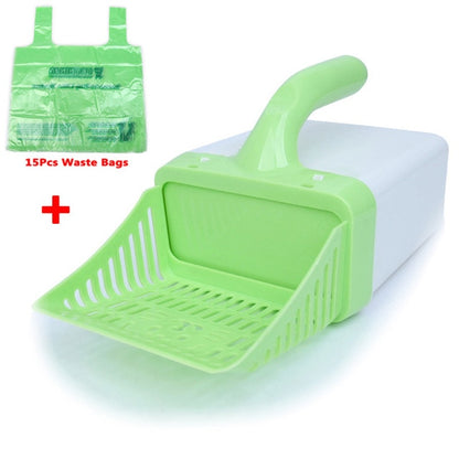 Green Cat Litter Scoop