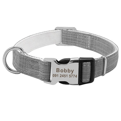 Plain Gray Pet Collar