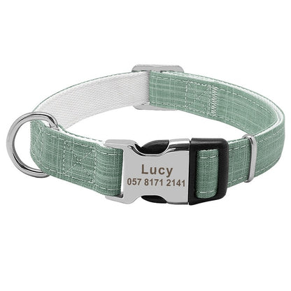 Plain Green Pet Collar