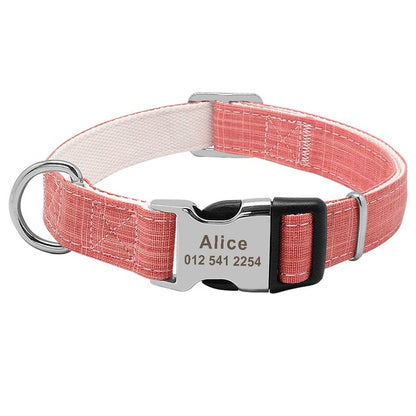 Plain Pink Pet Collar