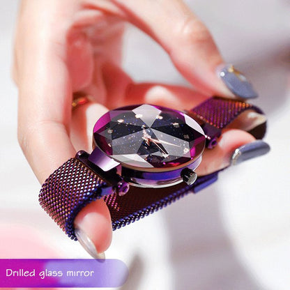 Purple Mesh Watch