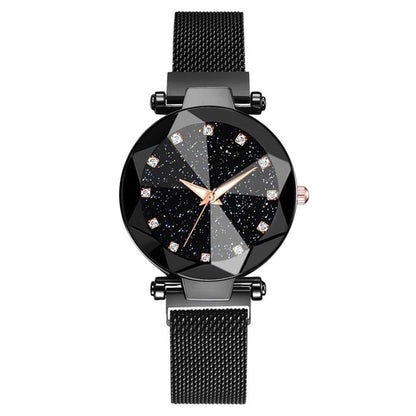 Black Mesh Watch