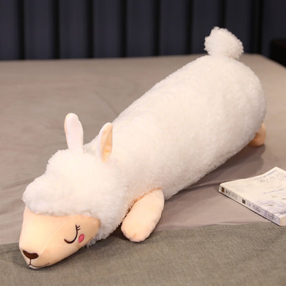 Small White Alpaca Plush Toy