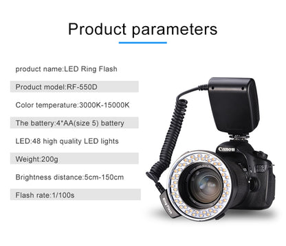 Ring Flash Light Camera Function