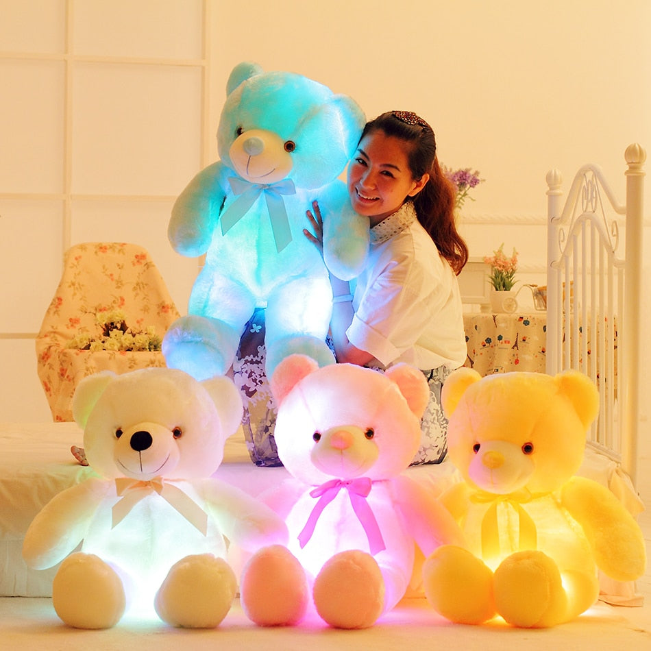Multi Color LED Teddy Bear
