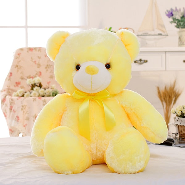 Yellow LED Teddy Bear