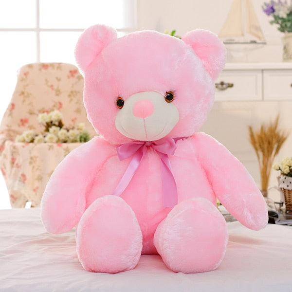 Pink LED Teddy Bear