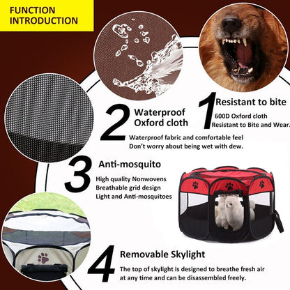 Portable Pet Tent Function