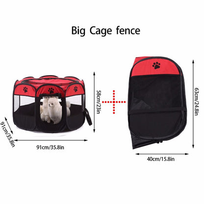 Portable Pet Tent Size