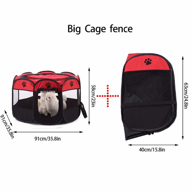 Portable Pet Tent Size