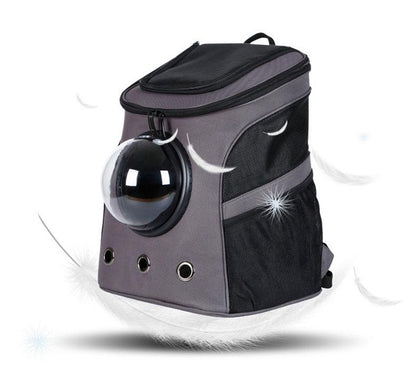 Gray Cat Bubble Backpack