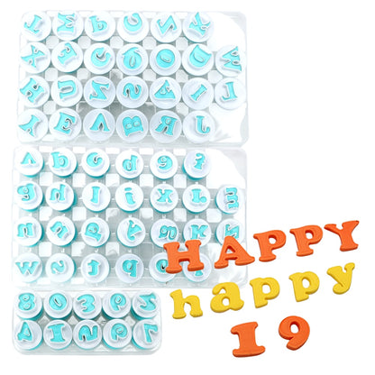 Blue Alphabet Cake Mold