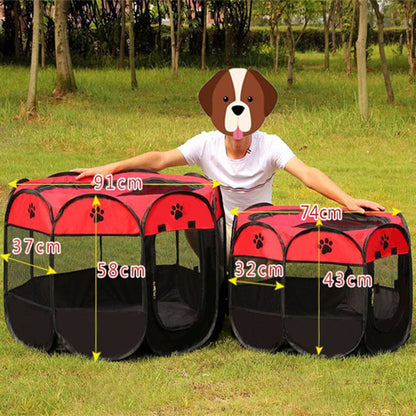 Portable Pet Tent Size