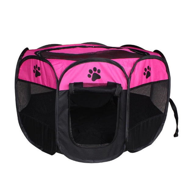 Pink Portable Pet Tent