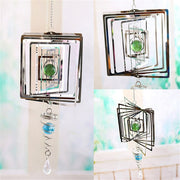 Square Rotating Wind Chime