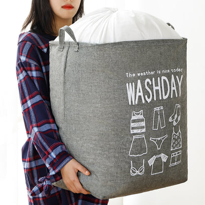 Gray Storage Laundry Hamper