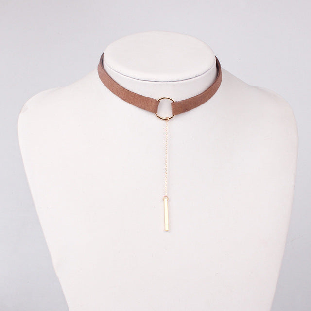 Brown Gold Necklace