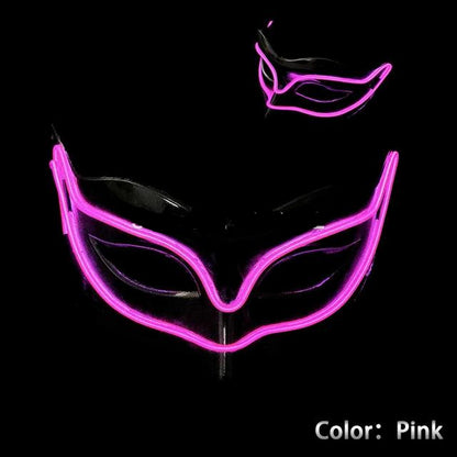 Pink Halloween Led Mask