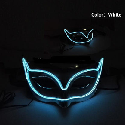 White Halloween Led Mask