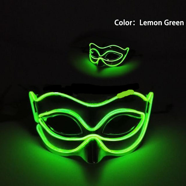 Green Halloween Led Mask