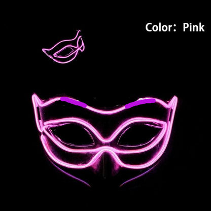 Pink Halloween Led Mask