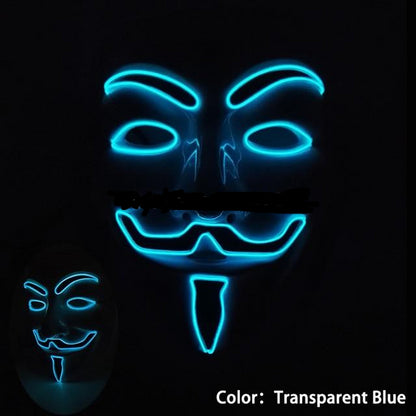 Blue Halloween Led Mask