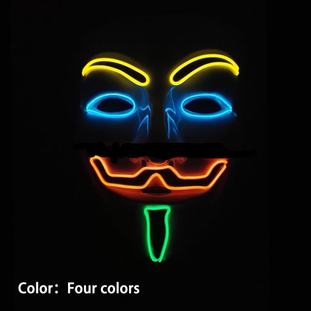 4 Colors Halloween Led Mask