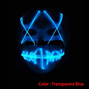 Blue Halloween Led Mask