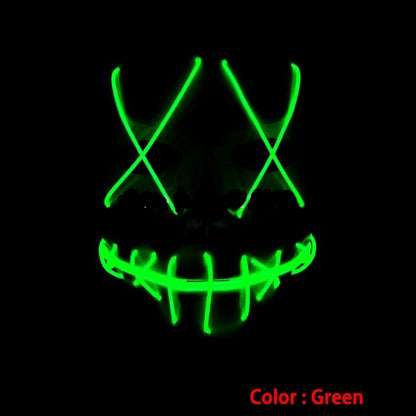 Green Halloween Led Mask