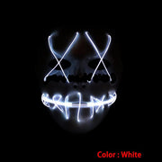 White Halloween Led Mask