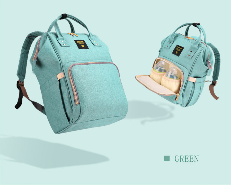 Green Maternity Nappy Bag