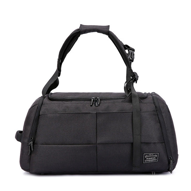 Multifunction Black Travel Bag