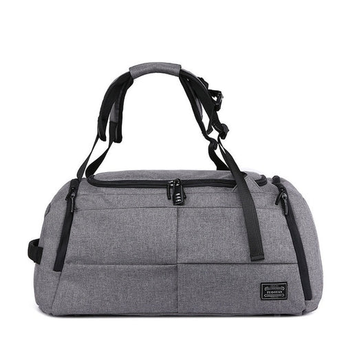 Multifunction Gray Travel Bag