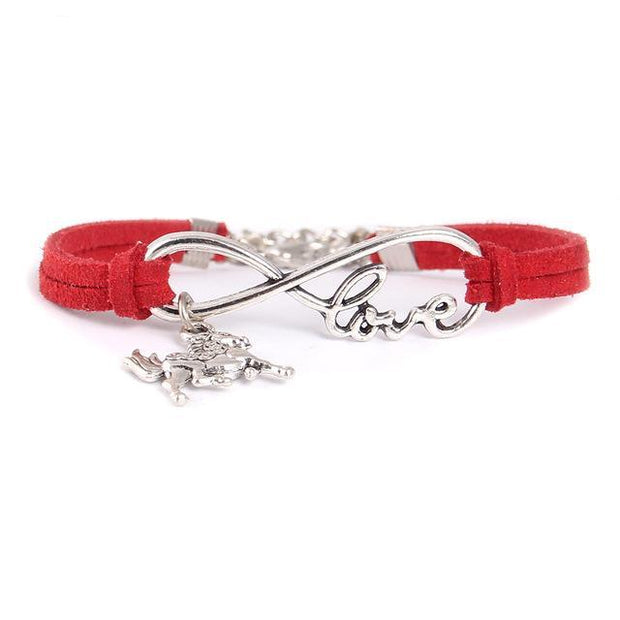 Red Horse Infinity Love Bracelet
