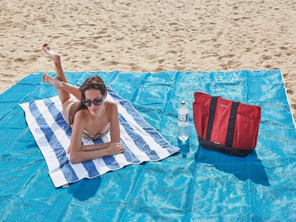 Blue Beach Mat