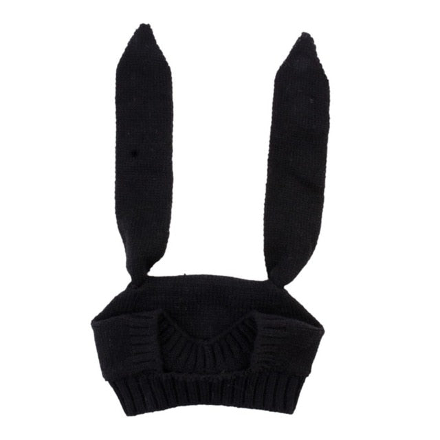 Black Baby Bunny Hat
