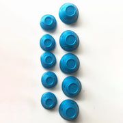 Blue Silicone Hair Curlers