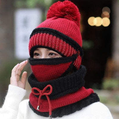Red Wine Winter Scarf