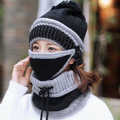 Black Winter Scarf