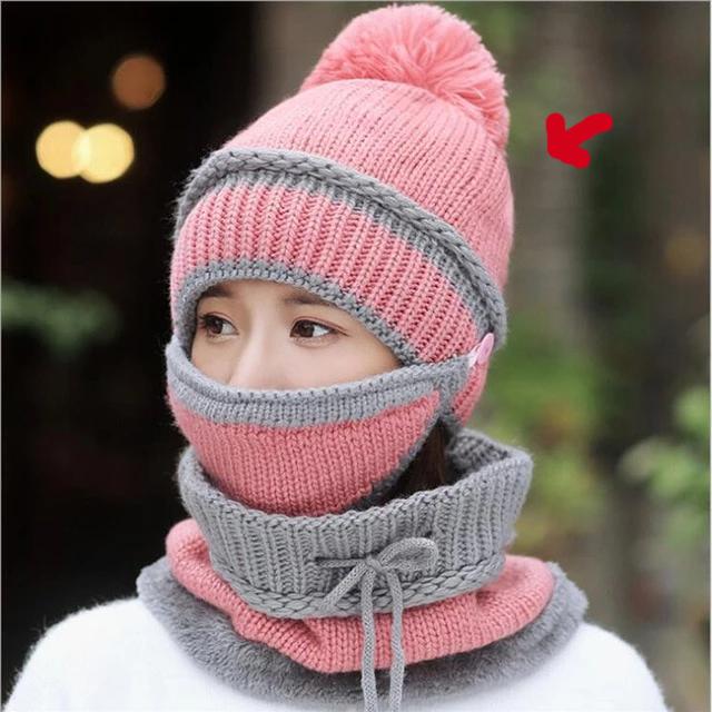 Pink Winter Scarf
