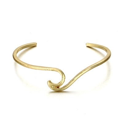 Gold Wave Bracelet