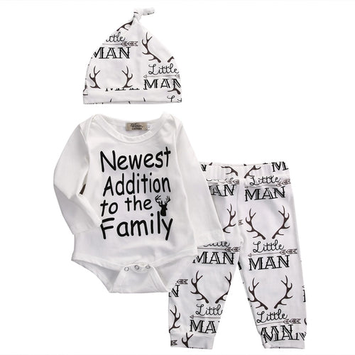 Little Man Baby Outfit