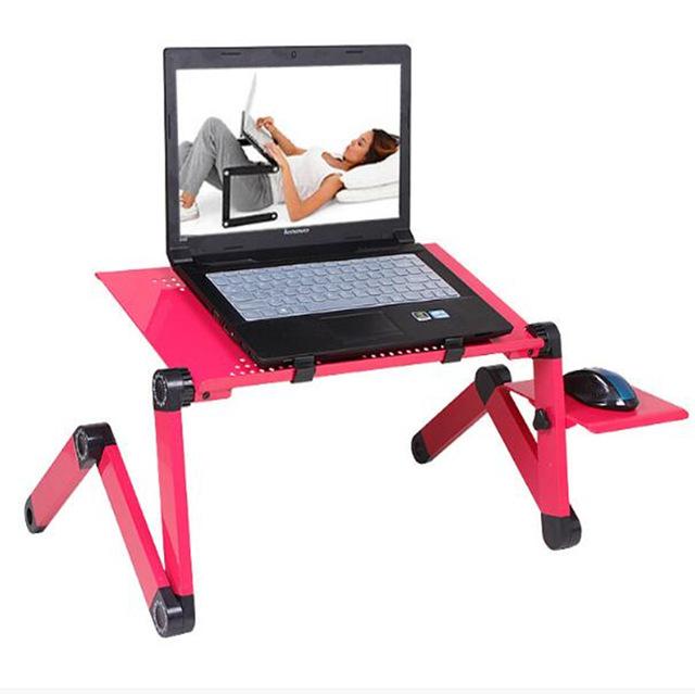 Pink Adjustable Laptop Desk