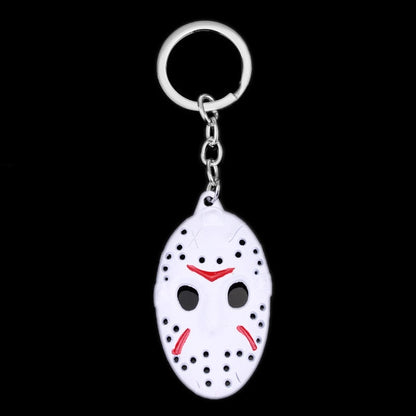 White Halloween Keychain