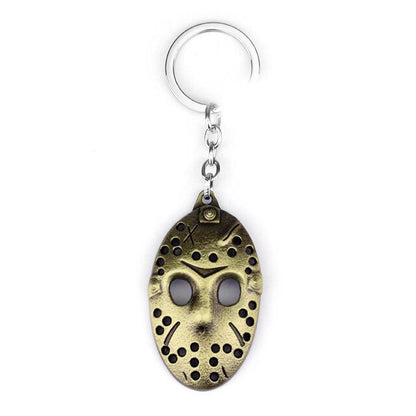 Gold Halloween Keychain