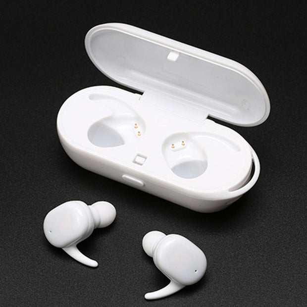 Wireless White Earphone Headset
