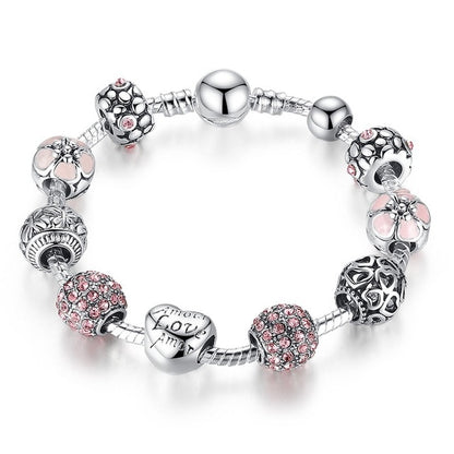 Pink Beads Bracelet